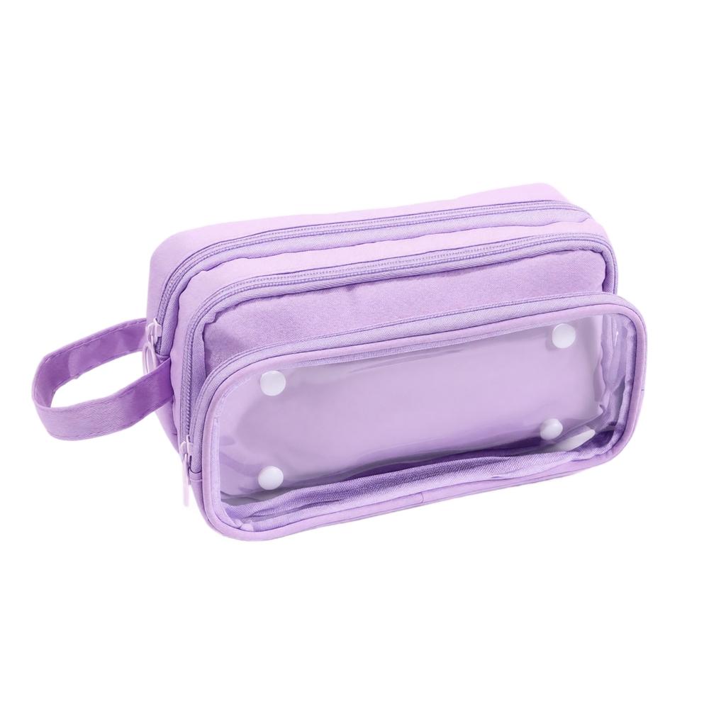 Großes Federmäppchen, Schreibwarentasche für Schule und