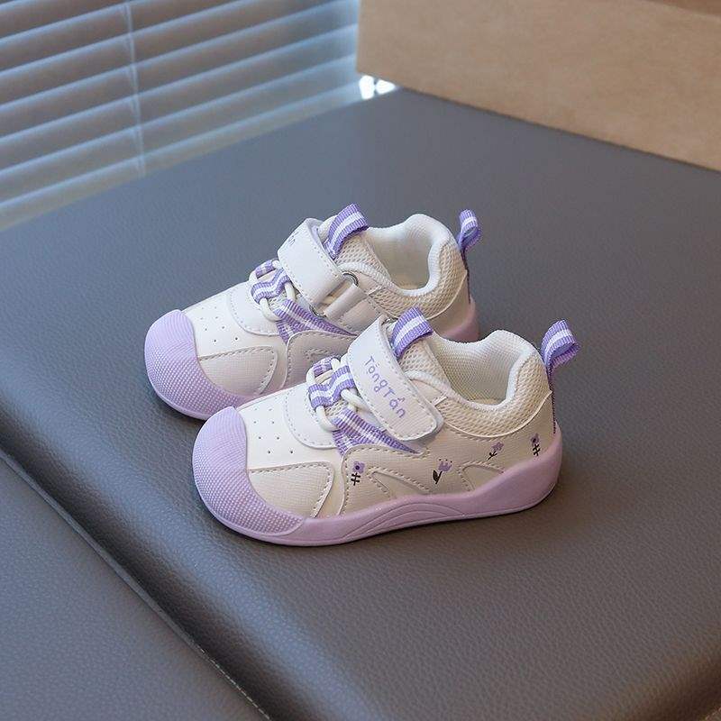 Baby Girl Toddler Shoes 2025 Autumn New 0-1 a 2-year-old Baby Functional Shoes Soft Sole Spring and Autumn Men's Treasure Shoes