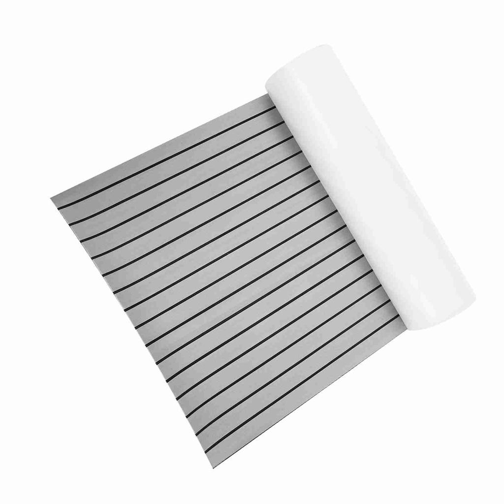 Hellgrauer EVA-Teakholz-Terrassenbelag, Bootsbodenbelag, passend für Yacht