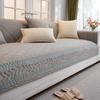 Polyester Cotton Sofa Cover for Living Room Leaf Edge Bohemian Universal Sofa Mat Embroidery Non-Slip Sofa Cover Home Cushion