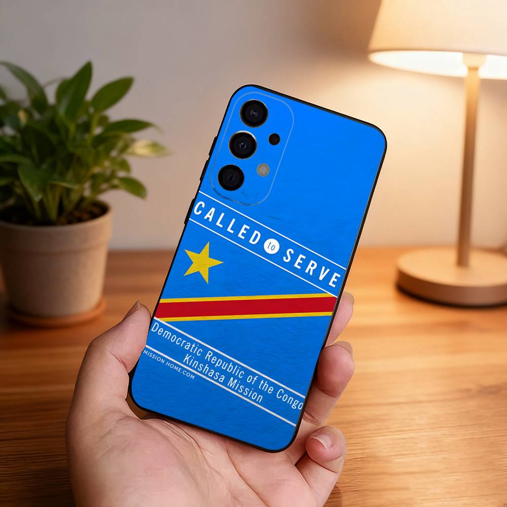 Democratic Republic Congo Flag Phone Case For Samsung S26,S25,S24,S21,S22,S23,S30,Ultra,S20,Plus,Fe,Lite,5G Black Cover