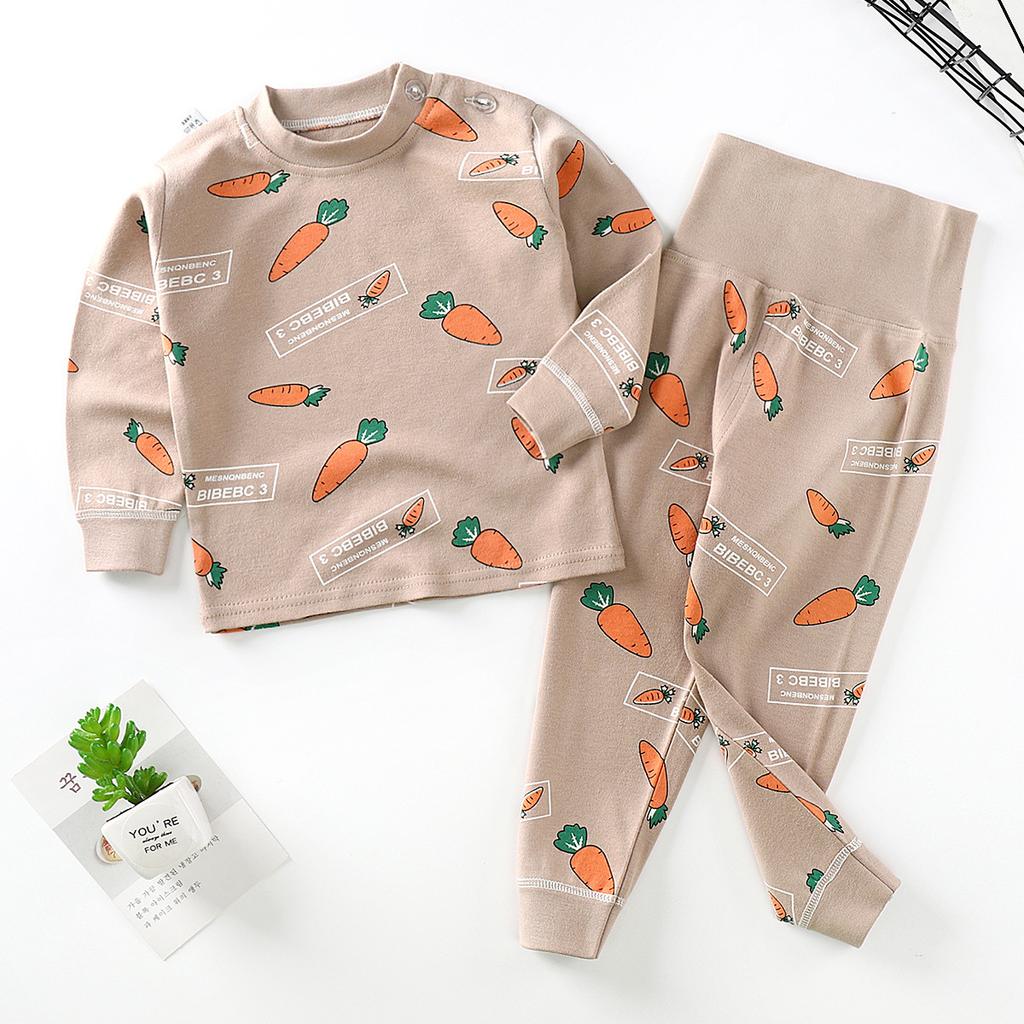 Kinder-Unterwäsche-Sets - Langarm- und Langhosen-Sets Für Jungen, Lässige Pyjama-Sets Für Mädchen Im 2-teiligen Stil