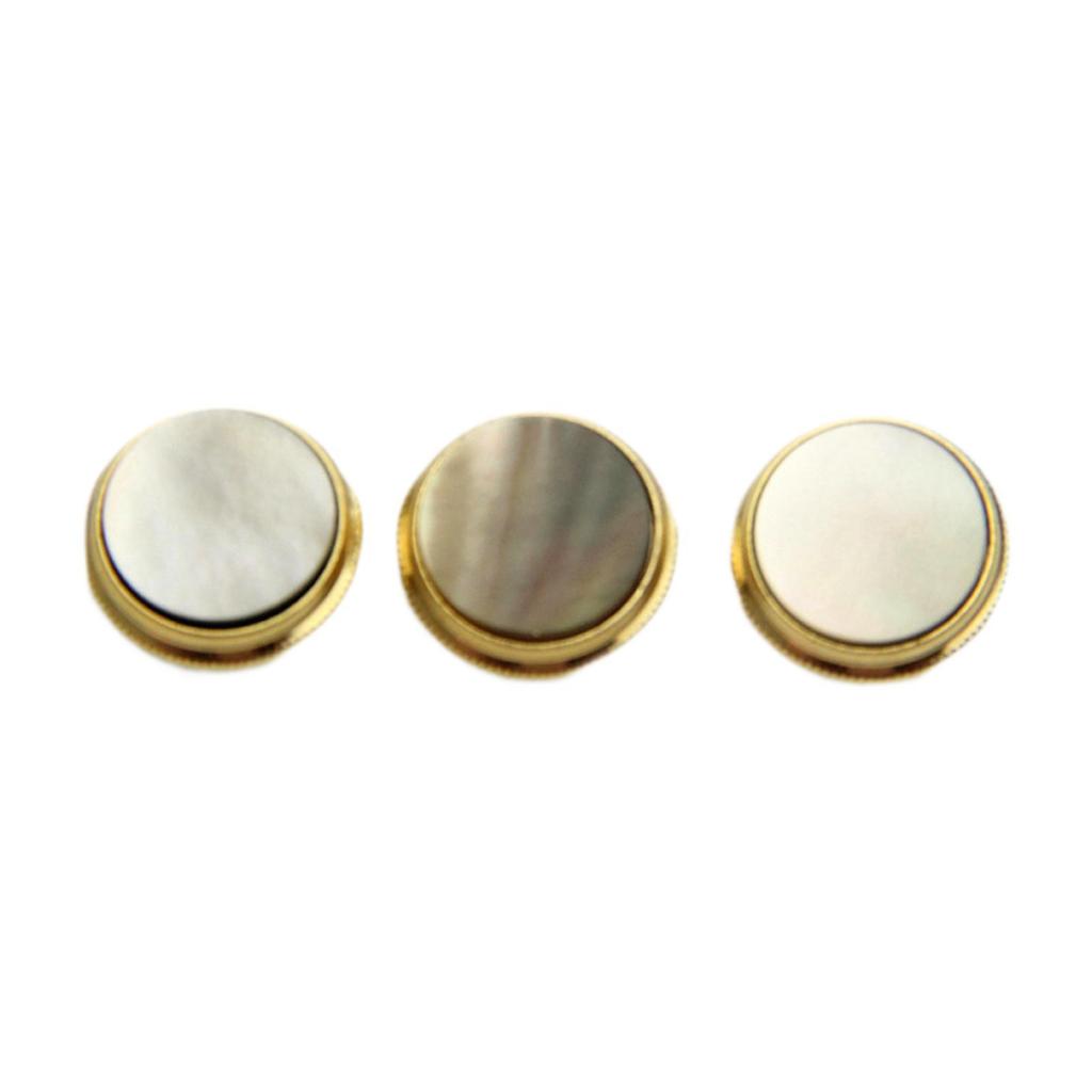 Trumpet Repair Kit Precision Valve Finger Button Caps Copper Accessory for Flute Trumpets with Keys