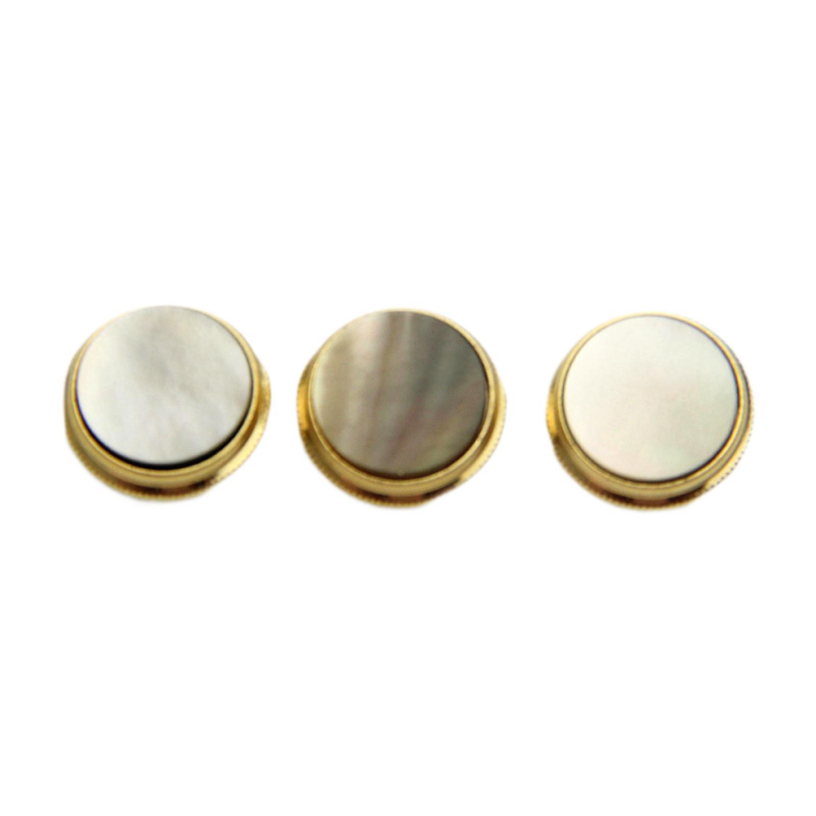 

Trumpet Repair Kit Precision Valve Finger Button Caps Copper Accessory for Flute Trumpets with Keys чорний