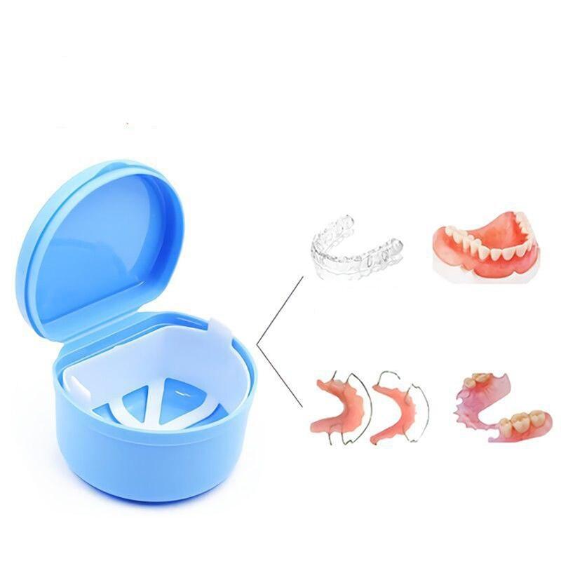 Boîte de soins dentaires, support dentaire, boîte de nettoyage, appareil orthodontique, boîte de nettoyage par immersion pour prothèses dentaires, filtre de ceinture, 1 pièce