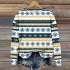 Women's Casual Long Sleeve Christmas Print Neck Pullover Sweatshirt