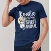 Oversized Tshirt Workout For Her Crew Neck T Shirt Oversized Koala Is My Spirit Animal Classic For Him Teeshirt Vintage Tshirt