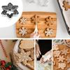Stainless Steel Christmas Cookie Molds Snowflake Christmas Tree Gingerbread Man Cookie Molds Diy Baking Cookie Molds
