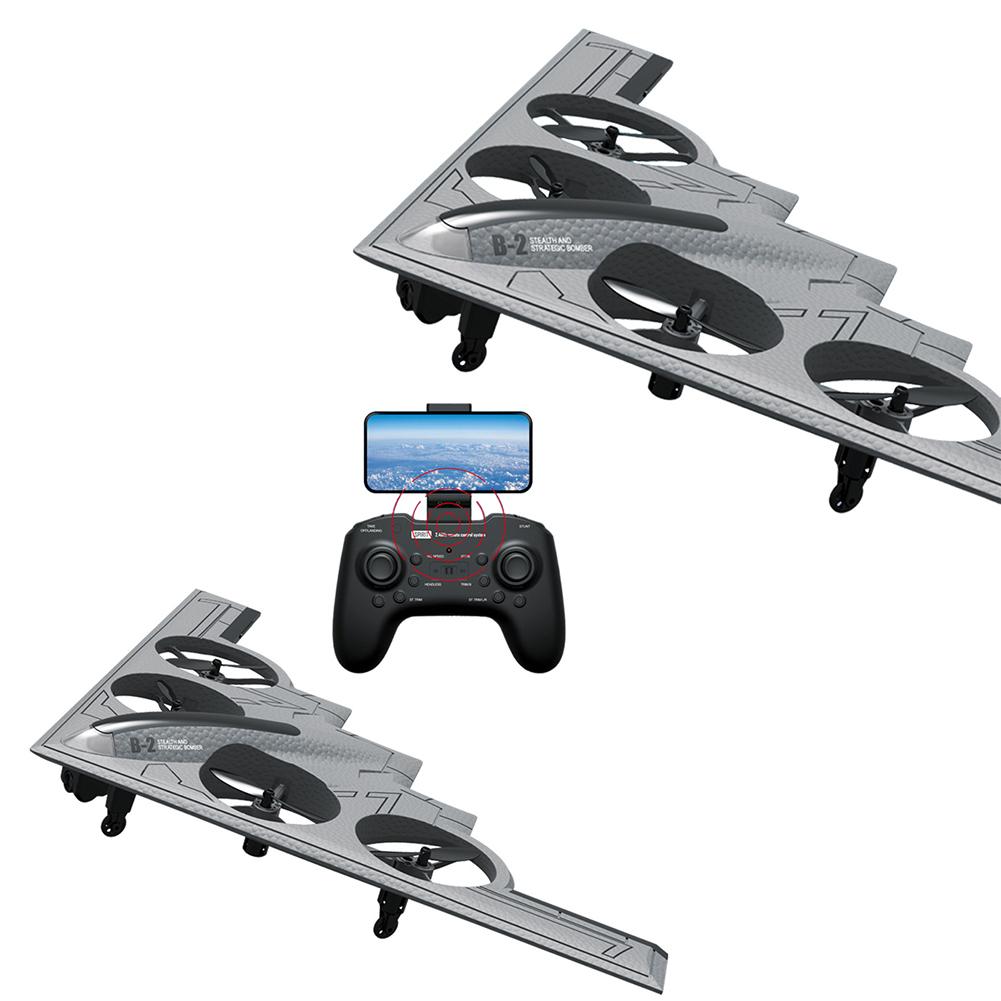 B2 2.4GHz RC Plane 360° Flip Remote Control Bomber Airplane With LED Light Gifts For Beginners Boys Girls