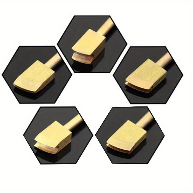 Piele Electric Alama Lipit Lipit Vârf Fier de Lipit Pentru Ars Marginea Piele Artizanat Presă Mașină Etanșare Margine Linie Instrument Pirogravură