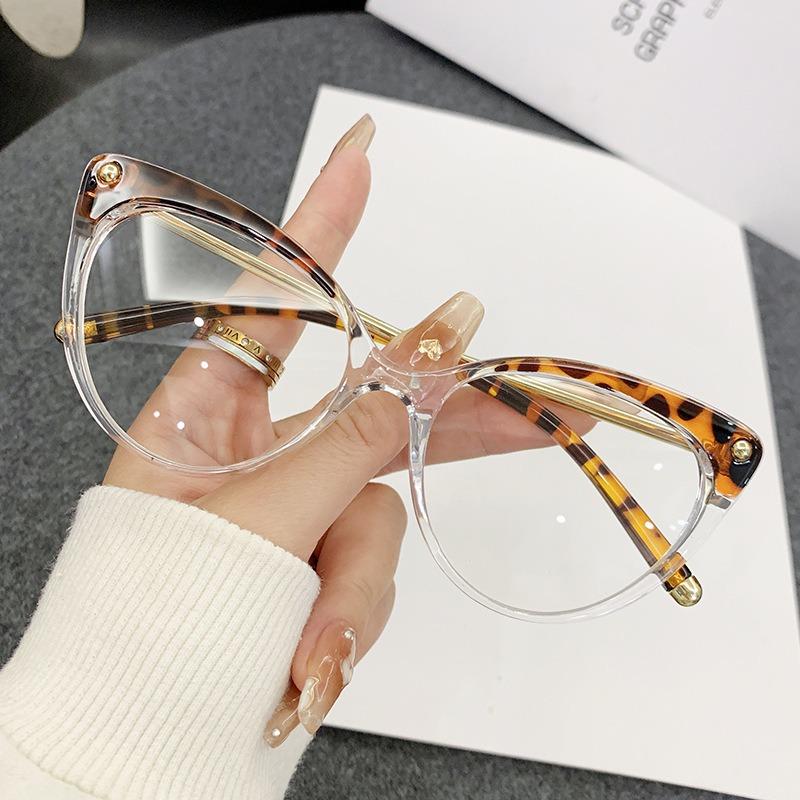 Cat Eye Full-Frame Prescription Glasses for Women with Anti-Blue Light Hand Made Reading Glasses Myopia Eyeglasses