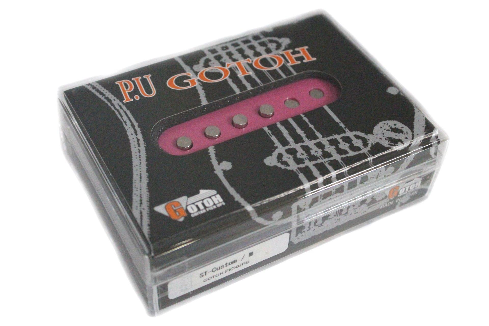 

Stratocaster Pickup Pink Cover Made in Japan Center [GOTOH PICKUPS] ST-Custom GTPU-ST-CTM-PNK-M розовый