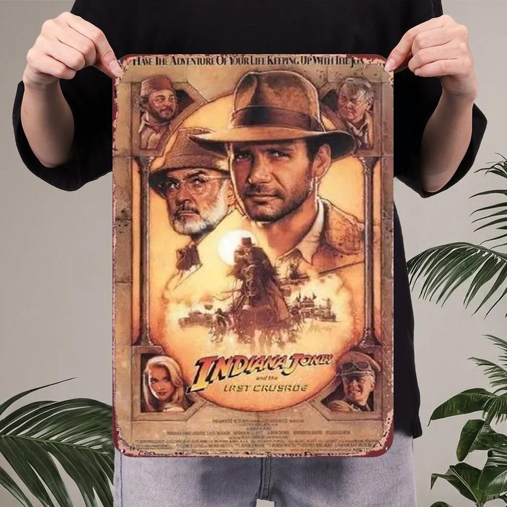 Vintage Film Metallschild Rechteckige Eisenwandkunst für Bar Heimdekor