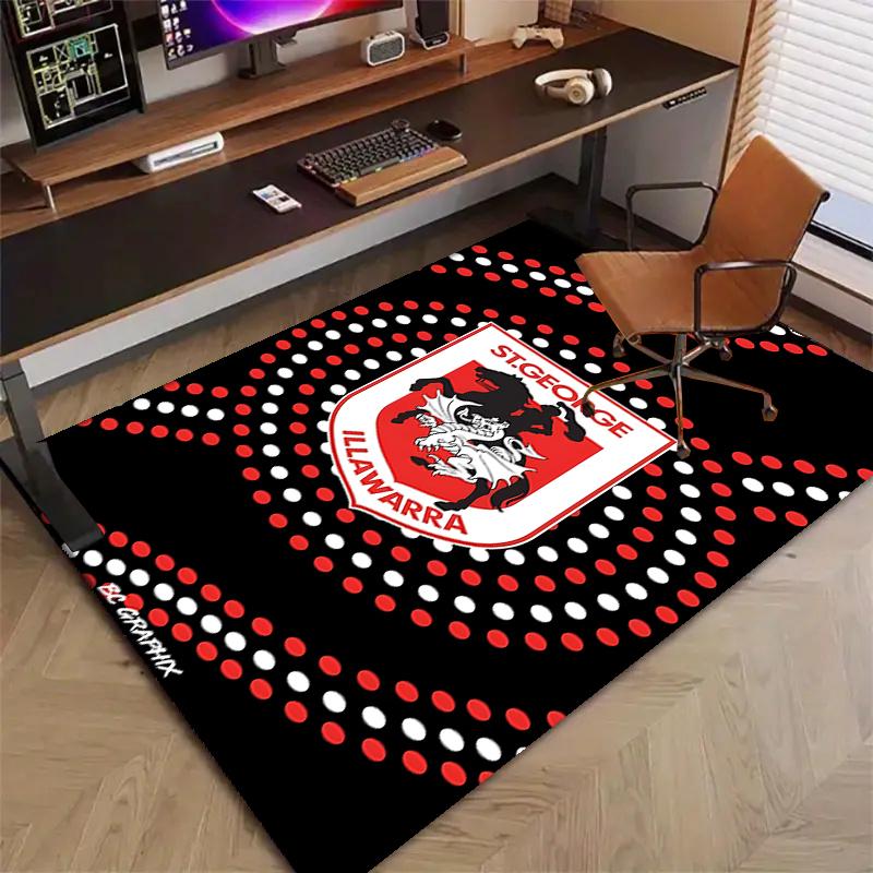 ST George Illawarra Polyester Carpet, Soft Indoor Mat for Office Chair, Living Room, Computer Desk - Decorative Home Office Rug Design