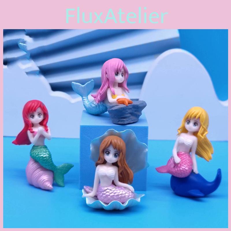 Cute Mermaid Pvc Car Decoration Figure Wholesale Aquarium Accessory