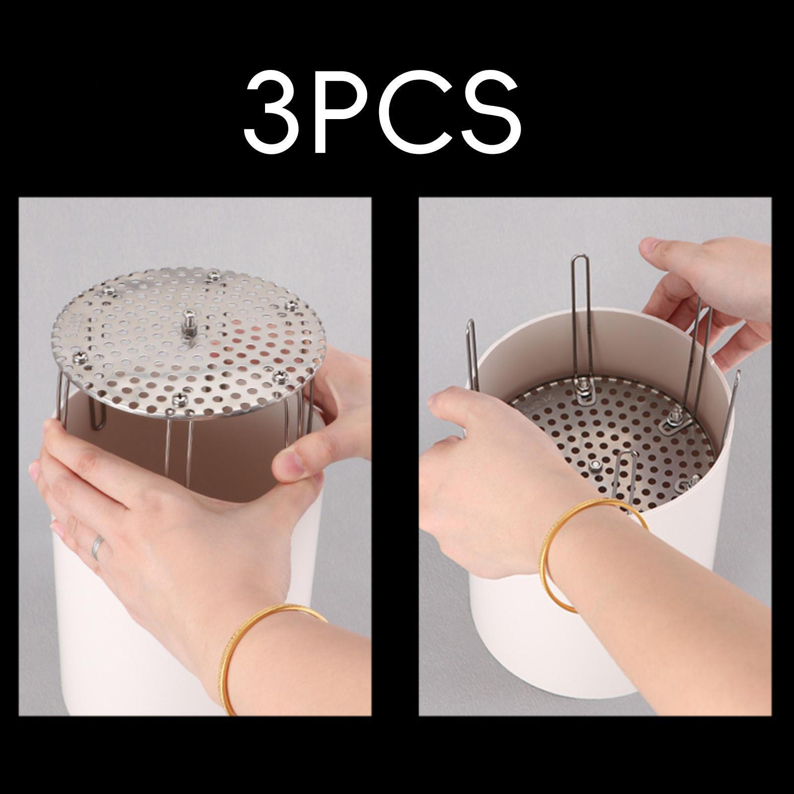 

3 шт. в упаковке для канализационных труб в полу - Легко устанавливаемые противозасорные крышки 15cmx10cm_150 Tube