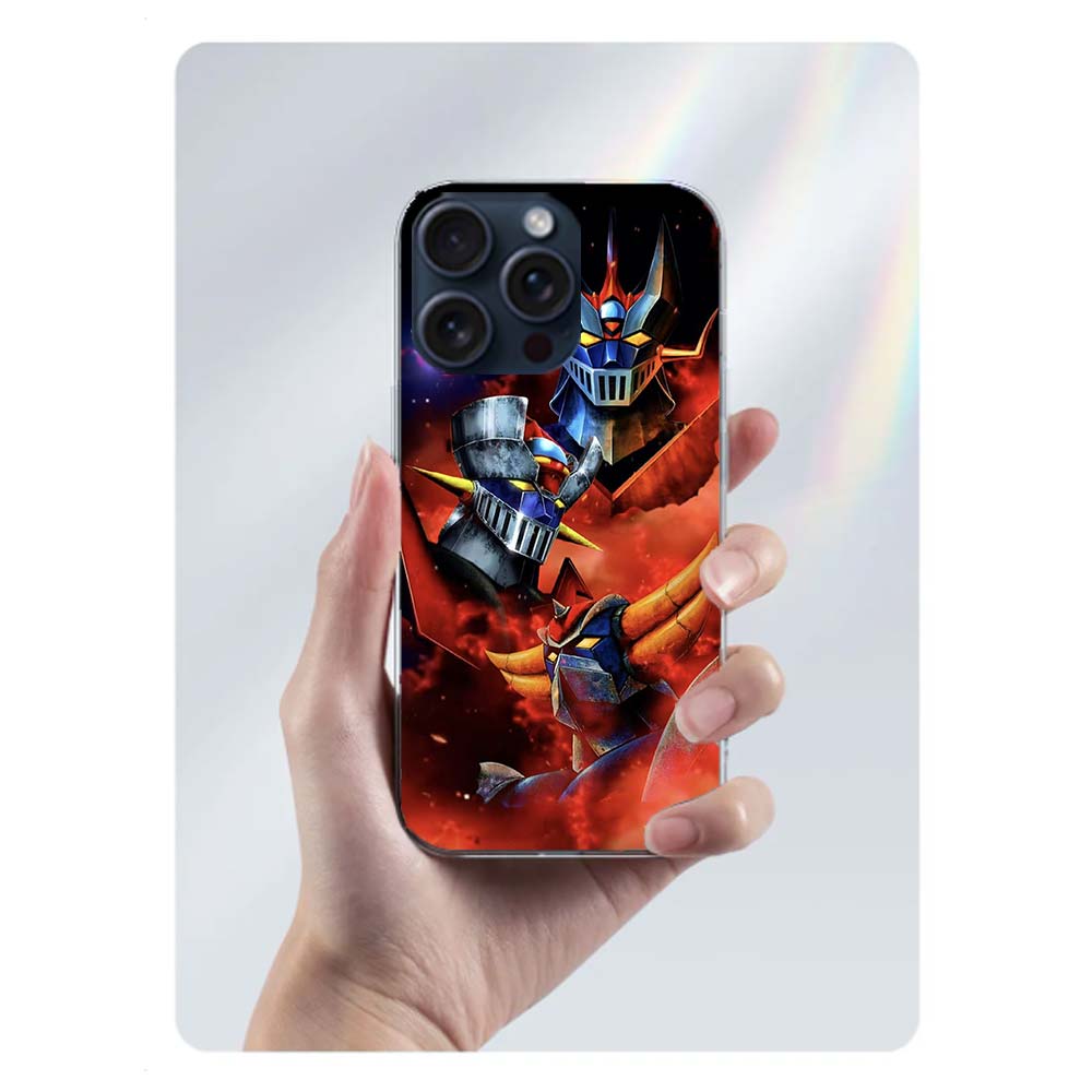 

G-Goldorak UFO Robot Clear Phone Case For Iphone 17 Air 16 Pro Max 15 Pro 14 Plus 17E 16E 11 13 12 Mini Cover Cases Fundas Cell iPhone 11