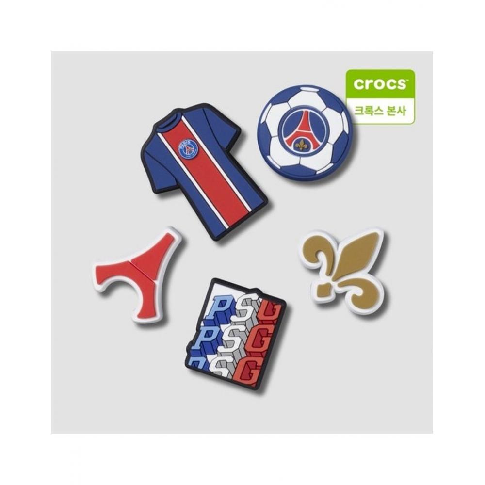 

Crocs Paris Saint Germain Set Of 5 Gibbitz Charm 10012289 onefree