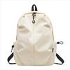 Large Minimalist Capacity Backpack With Solid Color Design For Daily Use