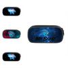 Mr Beast Lightning Cat Lion Print Student Single Layer Stationery Storage Bag For Creative Storage