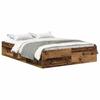 VidaXL Cadre de lit sans matelas vieux bois 120x190 cm bois ingénierie 3328876