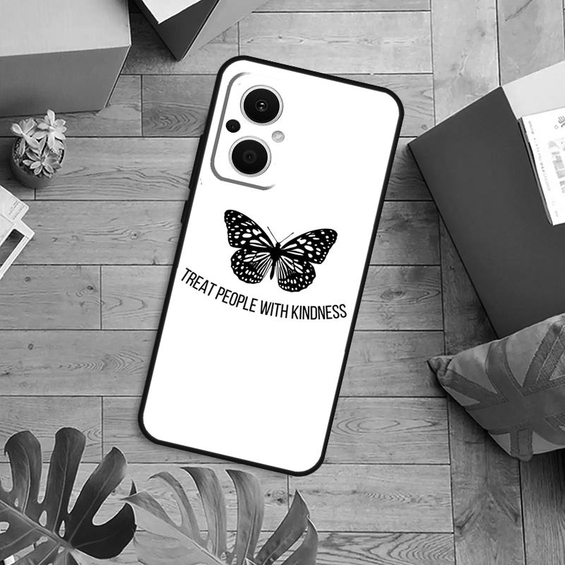 Treat People With Kindness Phone Case For OPPO Reno 14 12 11 13 F 10 Pro 8T 8 Lite OPPO Find X9 X8 X6 X5 Pro Back Cover