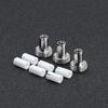 2x Keramikrohrhülsen mit 2x Metallfitting-Verbindern Ersatzteile