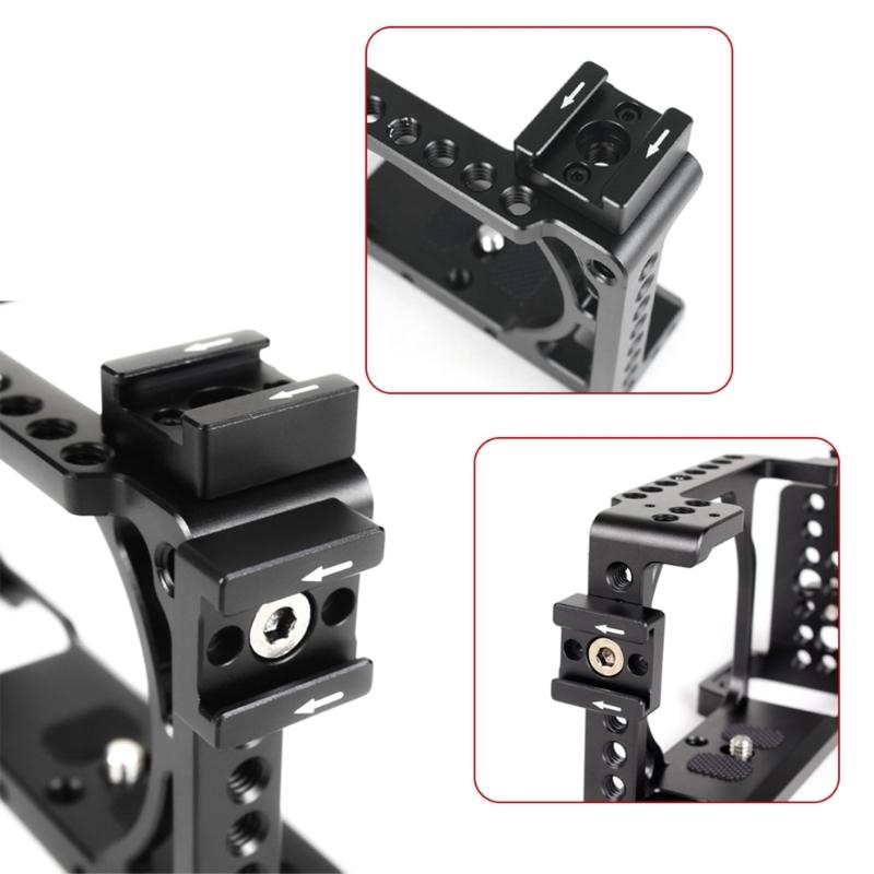 Cold Shoe Mount Adapter 1/4inch Screw Mounting Hole For Digital DSLR Camera Rig/Cage/Cheese Plate/ Video/Flash Light