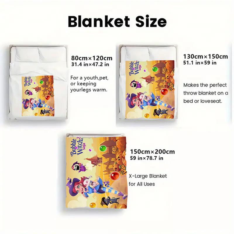 Stella 2D Flat Pattern Flannel Blanket High quality All Seasons Warmth and Comfort Perfect for Christmas Gifts.261018412DMT