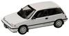 HobbyJAPAN HJ64 Maßstab 1/64 Honda Civic (BEIM) SPÄTE VERSION Weiß lackiertes Modell HJ642029W