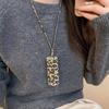 Storage Lipstick Jewelry Leopard Choker Pendant Leopard Print Clavicle Chain  Girls Gift