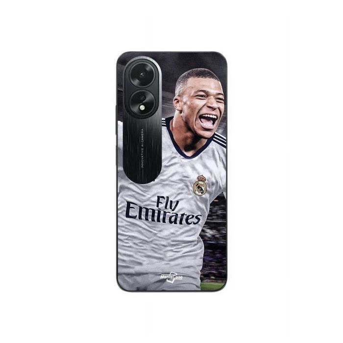 Case for Oppo A58 - MANIACASE - Kylian Mbappe - Black - Flexible - Sporty