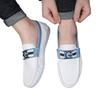 Doudou shoes men's 2025 new summer men's shoes trend casual lazy one pedal social guy shoes white