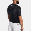 Under Armour All Over Print Crew Neck Pullover Short Sleeve T-Shirt Men Tops Black 1383321-001