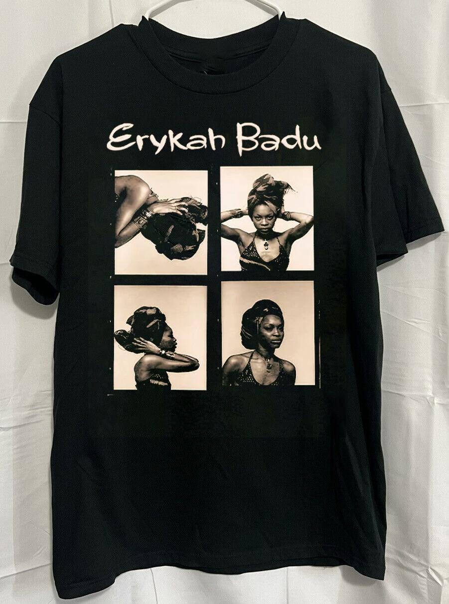 Erykah Badu Band Collection Full Size S to 5XL Cotton Unisex T-shirt XL