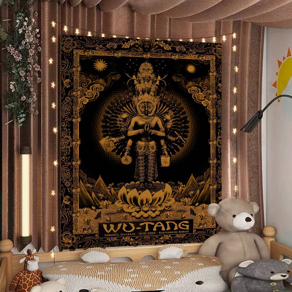 Singer WUTTANG Cool CLAN Anime Tapestry Art Science Fiction Room Home Decor Wall Art Decor