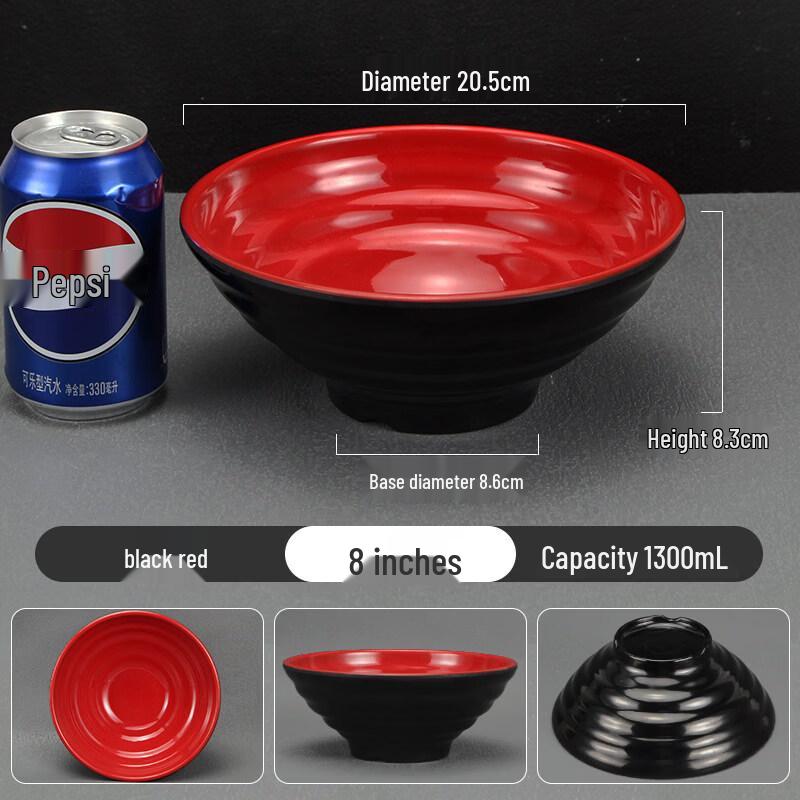

Thickened Melamine Noodle Bowl