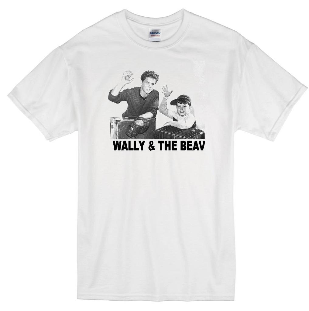 LEAVE IT TO BEAVER WALL CLEAVER RETRO TV FAMILY WARD JUNE CLASSIC WHITE T-shirt
