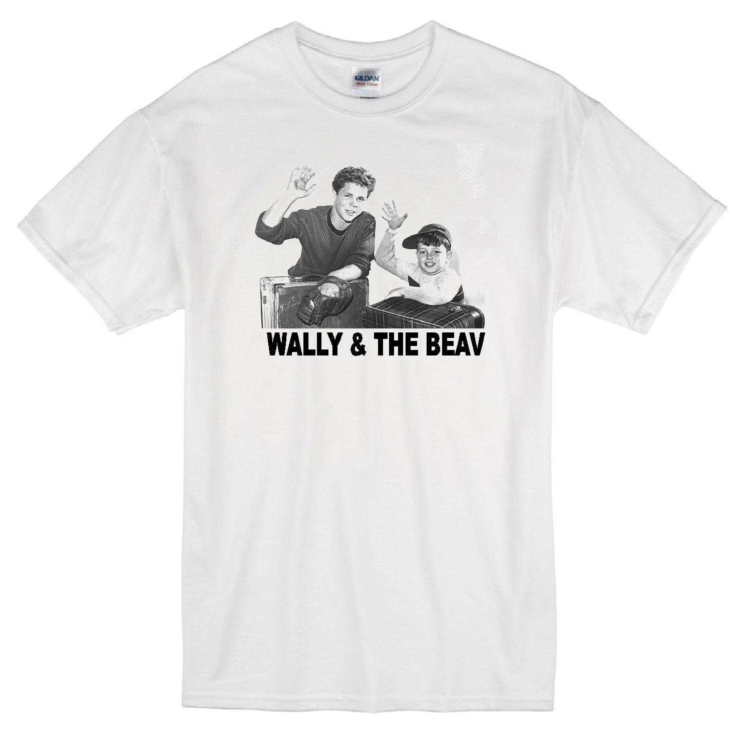 

LEAVE IT TO BEAVER WALL CLEAVER RETRO TV FAMILY WARD JUNE CLASSIC WHITE T-shirt 4XL