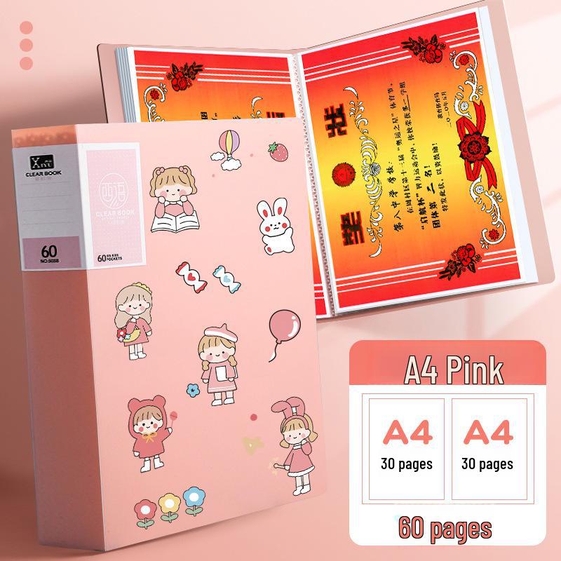 A3/A4 Award Certificate & Art Collection Folder for Kids