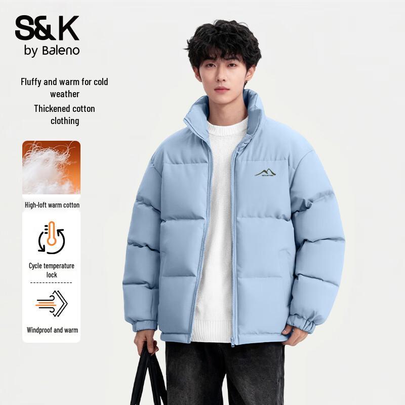

Baleno Men s S&K Series Stand-Collar Padded Winter Jacket 3XL