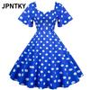 JPNTKY Moda Verão Primavera Manga Curta Decote V Vestidos Casuais