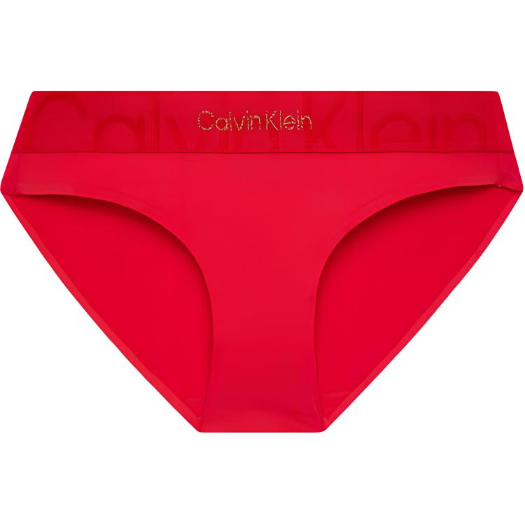 

Calvin Klein Lightweight Smooth Breathable Bikini Underwear Women underwear Red QF7000AD-5FJ XS