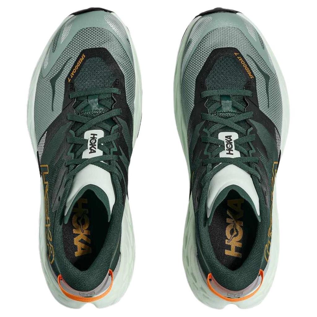 HOKA One One SPEEDGOAT 7 Trail Running Shoes Men's Dark Ink Green 1171928-BFS