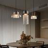 Minimalist Cracked Glass Pendant Light for Dining Room Bedroom Bar Shop Chandelier  with LED Dropshipping Crod Adjustable