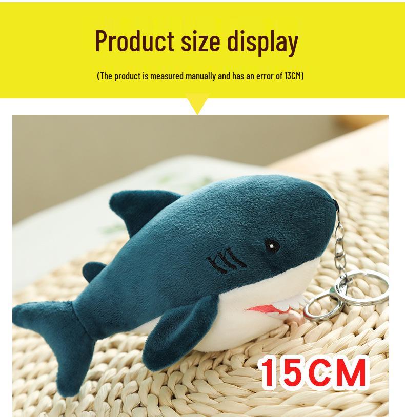 Popular Cute Shark Hug Pillow Plush Toy Pendant