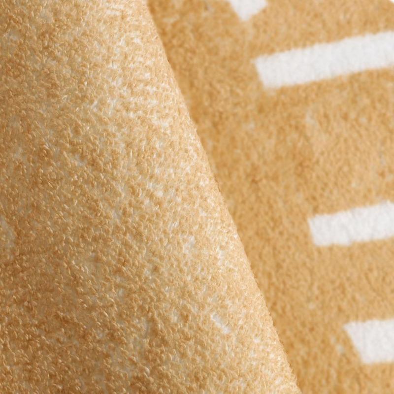 1pcs Nordic Style Round Minimalist Carpet Non-Slip Floor Mat for Living Room Bedroom & Bedside Soft Home Decor Circular Area Rug