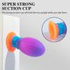 Irregular Anal Plug Super Thick and Colorful Luminous Anus Penis Liquid Silicone Masturbator  Soft Male and Female Sexual Products