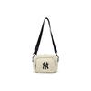 MLB New York Yankees Logo Fleece Camera Bag Unisex Shoulder Bag White 3ACRS0316-50CRS