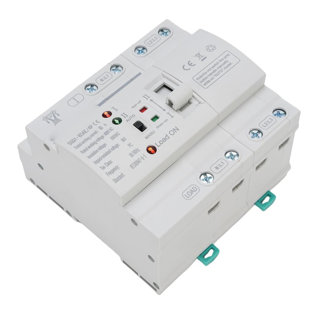Dual Power , 4P 80A Emergency Automatic Transfer for Home Millisecond ing with Electronic